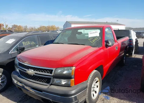 2007 Chevrolet Silverado 1500 Classic Work Truck из США, поврежденный, VIN 3GCEC14X97G242785